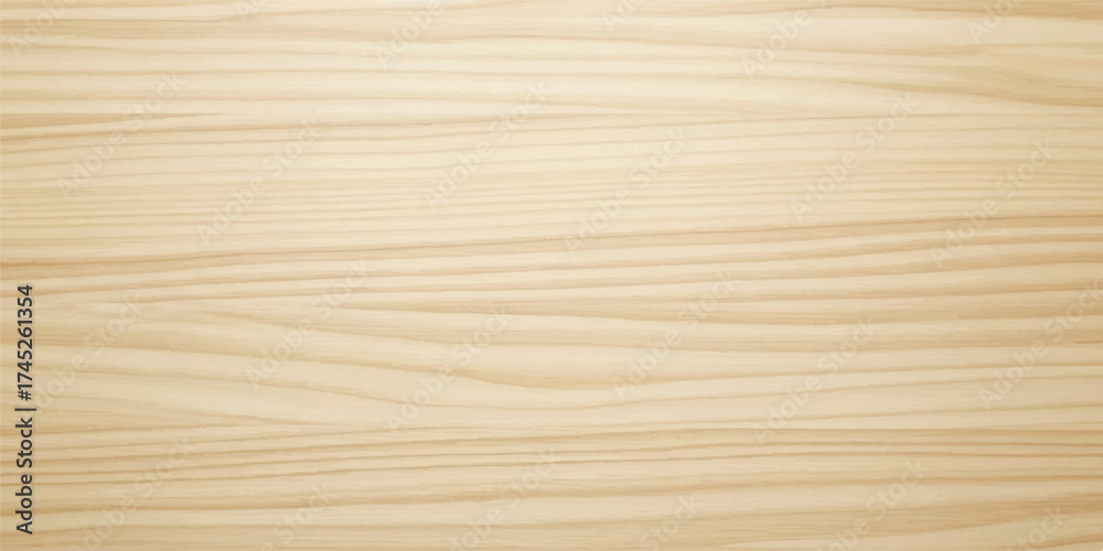 Wall mural seamless vector wood texture for background and pattern design element