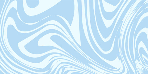 Abstract background seamless pattern with colorful waves. Trendy vector illustration in retro psychedelic style