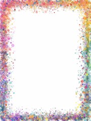 Simple Bright Graphic Border for Poster Design