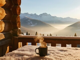 Roasted Coffee Beans and Ground Coffee with Fresh Leaves