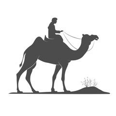 Camel Ride Silhouette.eps