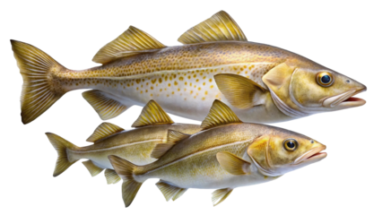 Two detailed red drum fish reflecting on a dark surface ready for seafood preparation and display
