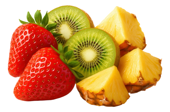 Trifle bowl filled with layers of fruit jelly, custard, and sponge cake cubes in a rainbow pattern