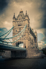 Obraz premium Tower Bridge and the River Thames in London, United Kingdom.
