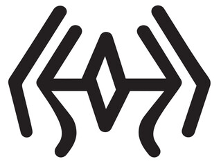 Crisis Management icon 2D vector line art for emergency response planning