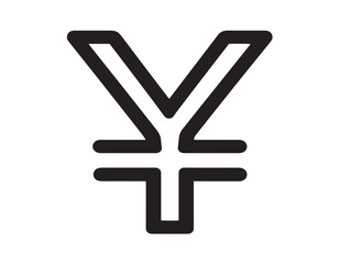 Obraz premium Currency icon 2D vector line art for money and finance symbols