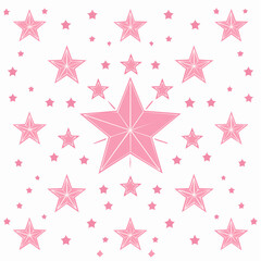 Hintergrund rosa Sterne