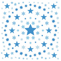 Obraz premium Hintergrund blaue Sterne