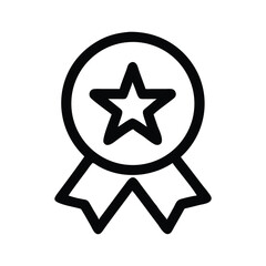 Obraz premium Badge with Star Symbolizing Achievement Excellence and Recognition Reward