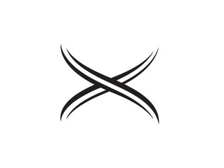 Event icon 2D vector line art in a clean minimalist modern black style