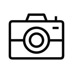 Simple Camera Icon Depicting Photography Technology and Creative Visuals
