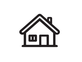 Home stuff icon 2D vector line art for household items and essentials