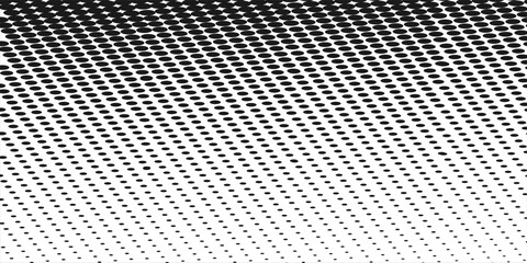 fun beautiful black and white shadow halftones retro pop art funky urban colorful comic book. Dotted halftone gradient texture. Vanishing polka dot background. Repeating dots gradation pattern backgro