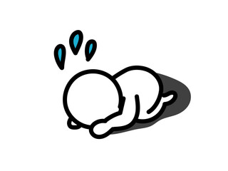 Obraz premium 土下座して謝る人 日本