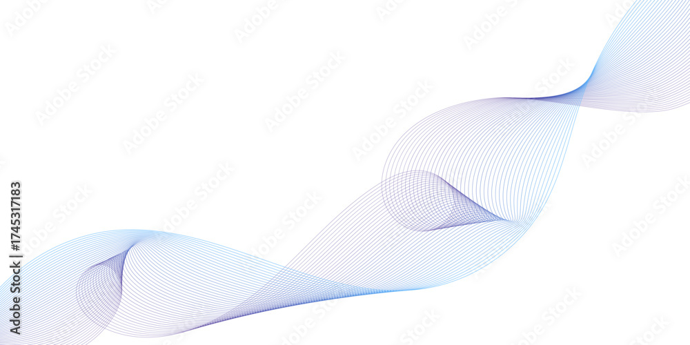 Canvas Prints modern abstract flowing lines background for technology, science, or professional presentation