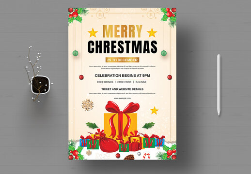 Christmas Flyer Layout