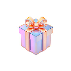 Obraz premium gift box isolated on white