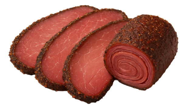 Pliable ball of pastry dough in a marble bowl, with a thin coat of flour and visible butter flecks