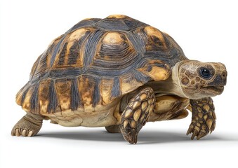 Fototapeta premium A tortoise in profile view