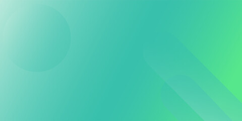 Best geometric shapes composition background. blue and green gradient geometric shapes background for web banner, flyer, poster, trendy