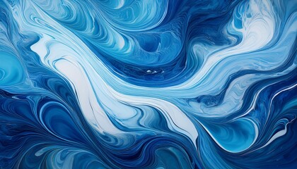 abstract pattern of swirling blue marble texture background resembling water