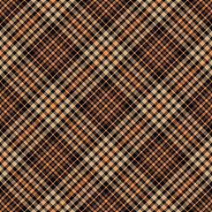 Design checkered  for prints.Seamless brown check pattern. Repeating patern plaid.  Repeated tartan fabric. Vector scottish fabriс. Ekose texture. Madras flannel. Checker line. Stripe gingham

