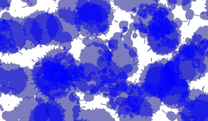 Blue Color Fog or Smoke On Transparent Background