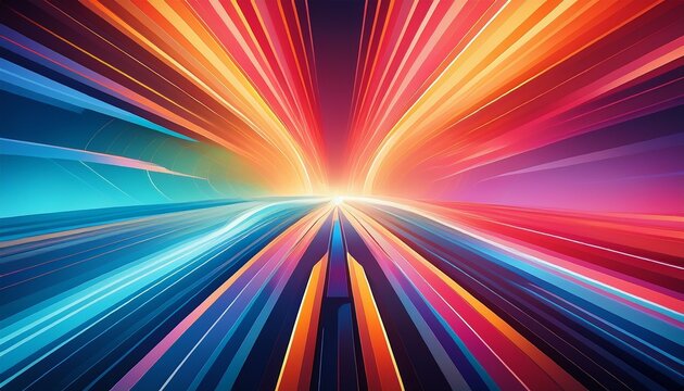 colorful abstract background for sales and marketing futuristic technology forward design generative ai