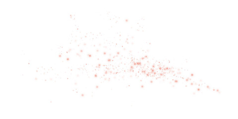 Shimmering Red Abstract Stars and Light Overlay with Glowing Particles and Glistening Shine for Luxury Backgrounds