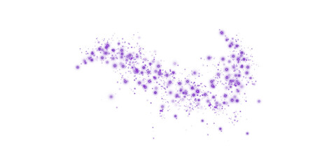 Purple Magical Glowing Particles, Burst with Confetti and Firework Spark Elements for Celebration Design