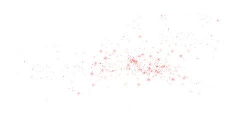 Shimmering Red Abstract Stars and Light Overlay with Glowing Particles and Glistening Shine for Luxury Backgrounds