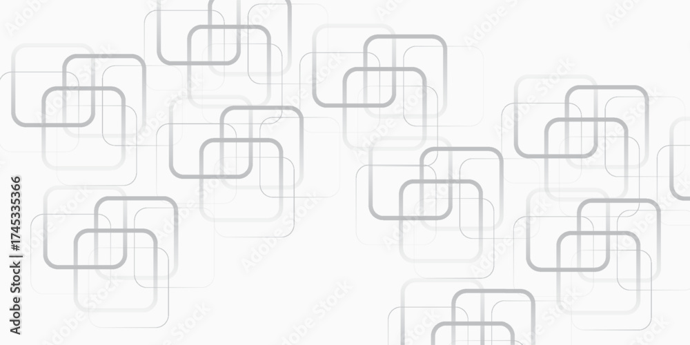 Wall mural gradient white monochrome background vector design white abstract concept natural line simple art il