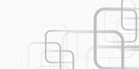 Gradient white monochrome background vector design white abstract concept natural line