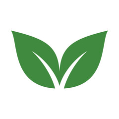 Green Leaf Vector Icon Illustration