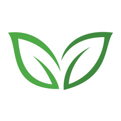 Green Leaf Vector Icon Illustration