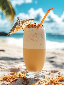 batida de coco drink brazilian cocktail orbit video