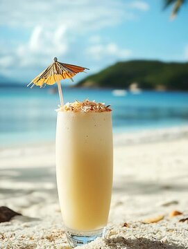 brazil cocktail, batida de coco with coconut and condensed milk video