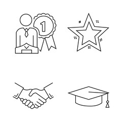 set of business icons