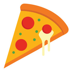 vector illustration of pizza