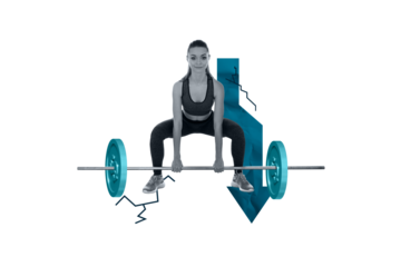 Composite trend artwork sketch photo collage of two huge hand arm sleeve hold arrow cracked broken decrease devaluation lose money coins