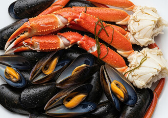 Mussels and Crab Legs

