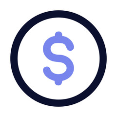 Gold Coin Icon for Finance, Investment, and Cryptocurrency Design