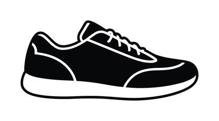 Sneaker Shoe Vector Illustration for Sports and Fashion Design