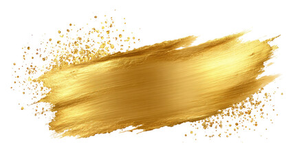 Gold paint splash, textured, abstract