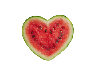 Watermelon Heart Cute Fruit Shape Idea