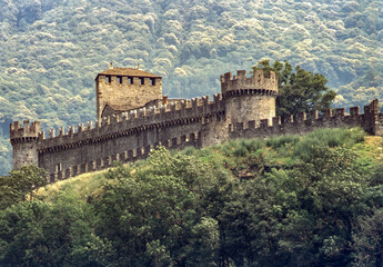 Fototapeta premium Bellinzona, Canton Ticino, Switzerland