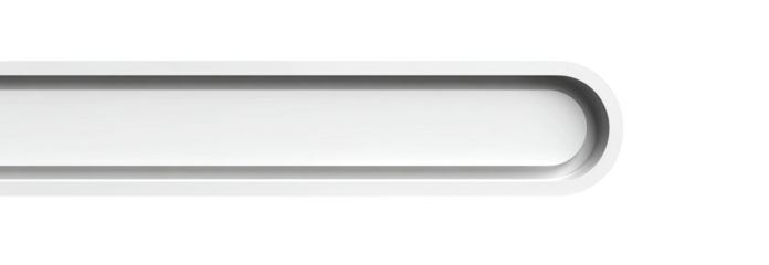 White oval architectural molding