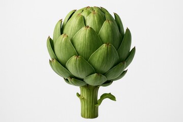 Fototapeta premium Fresh Artichoke Isolated on White Background
