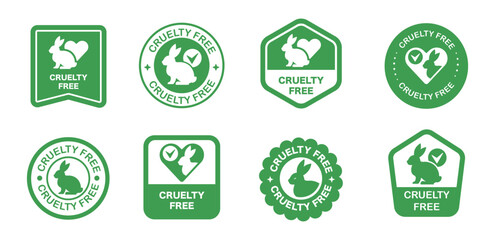 Indicating ethical animal testing free products for cosmetics and beauty