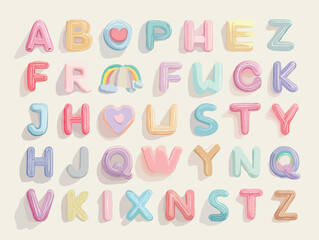 alphabet vector art
